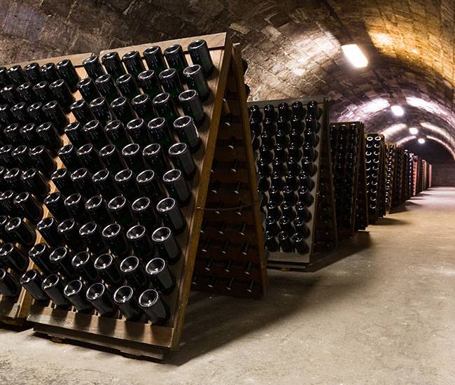 Visite cave champagne près de Vannes